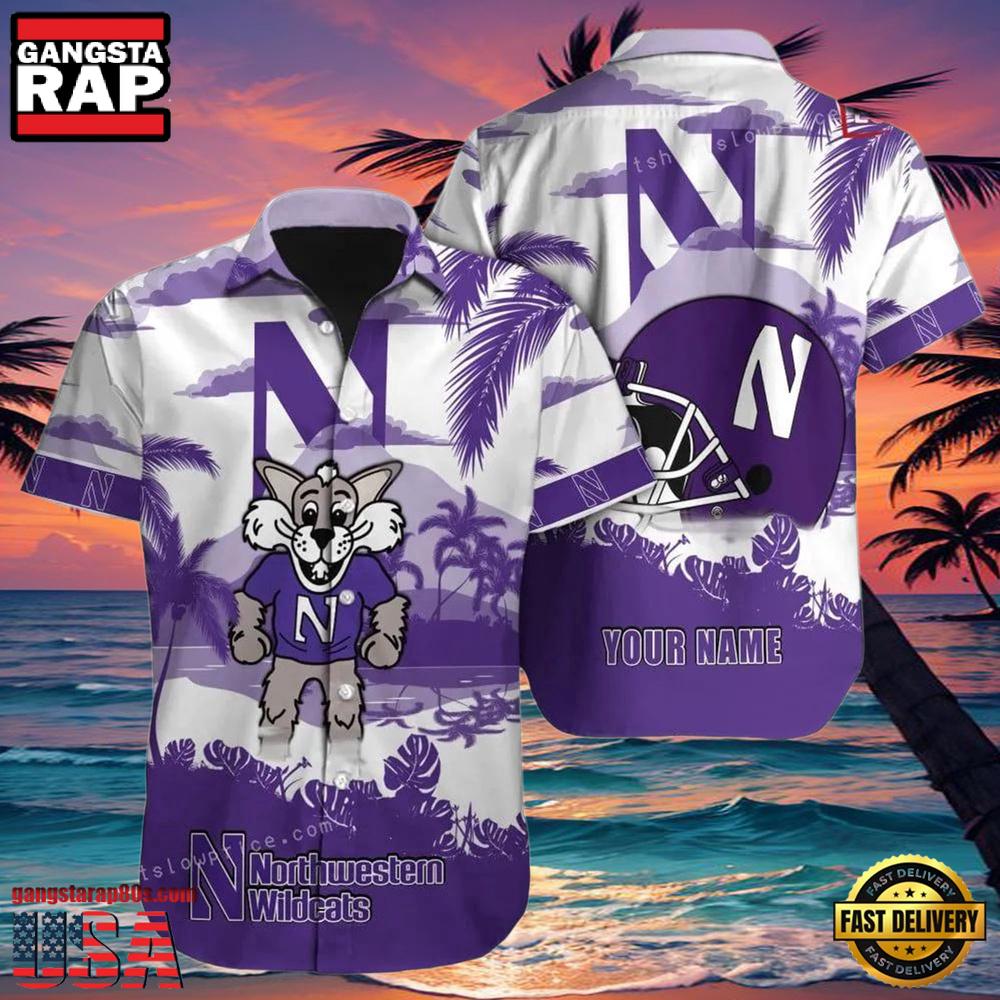NCAA Custom Northwestern Wildcats Style Hot Trending Summer Aloha Hawaiian Shirt For Men And Women NCAA Custom Northwestern Wildcats Style Hot Trending Summer Aloha Hawaiian Shirt For Men And Women