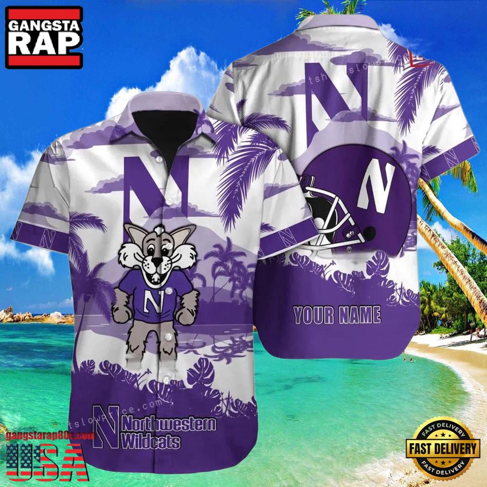 NCAA Custom Northwestern Wildcats Style Hot Trending Summer Aloha Hawaiian Shirt For Men And Women NCAA Custom Northwestern Wildcats Style Hot Trending Summer Aloha Hawaiian Shirt For Men And Women