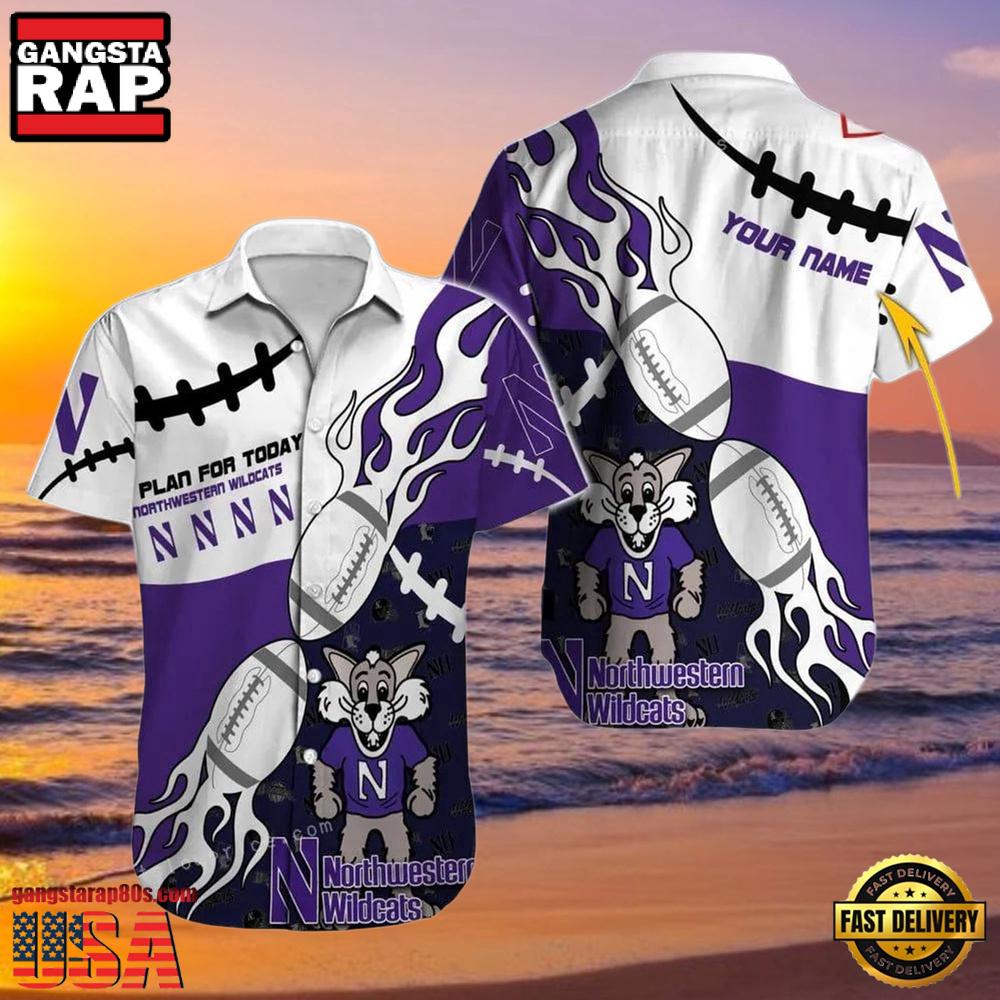 NCAA Custom Northwestern Wildcats Style Hot Trending Summer Aloha Hawaiian Shirt NCAA Custom Northwestern Wildcats Style Hot Trending Summer Aloha Hawaiian Shirt