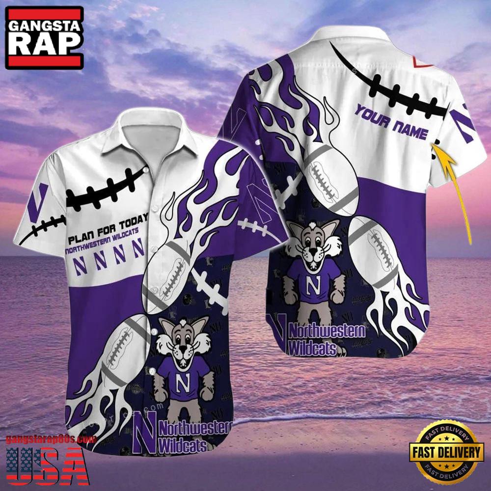 NCAA Custom Northwestern Wildcats Style Hot Trending Summer Aloha Hawaiian Shirt NCAA Custom Northwestern Wildcats Style Hot Trending Summer Aloha Hawaiian Shirt
