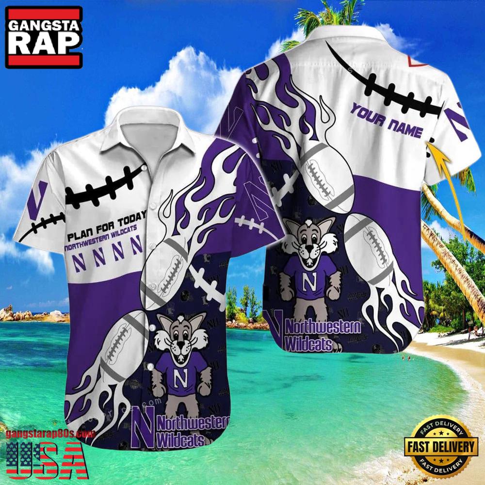NCAA Custom Northwestern Wildcats Style Hot Trending Summer Aloha Hawaiian Shirt NCAA Custom Northwestern Wildcats Style Hot Trending Summer Aloha Hawaiian Shirt