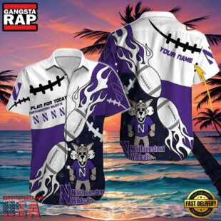 NCAA Custom Northwestern Wildcats Style Hot Trending Summer Aloha Hawaiian Shirt.jpg