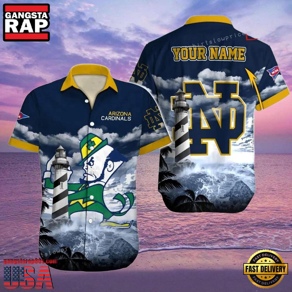NCAA Custom Notre Dame Fighting Irish Style Hot Trending Summer Aloha Hawaiian Shirt NCAA Custom Notre Dame Fighting Irish Style Hot Trending Summer Aloha Hawaiian Shirt