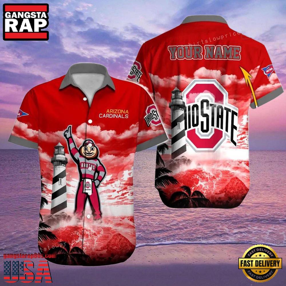NCAA Custom Ohio State Buckeyes Style Hot Trending Summer Aloha Hawaiian Shirt NCAA Custom Ohio State Buckeyes Style Hot Trending Summer Aloha Hawaiian Shirt