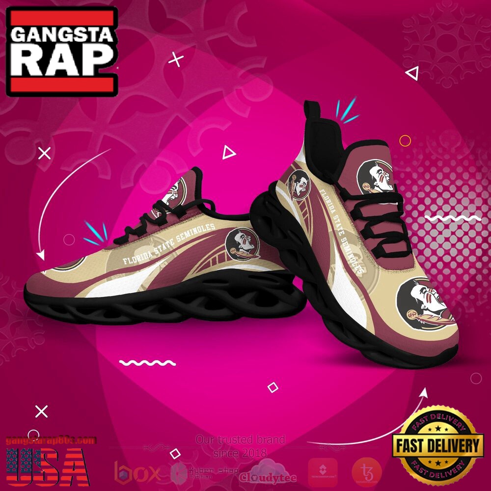 NCAA Florida State Seminoles Football Clunky Unique Design Max Soul Shoes Running Sneakers NCAA Florida State Seminoles Football Clunky Unique Design Max Soul Shoes Running Sneakers