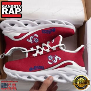 NCAA Fresno State Bulldogs Unique Design Max Soul Shoes Running Sneakers