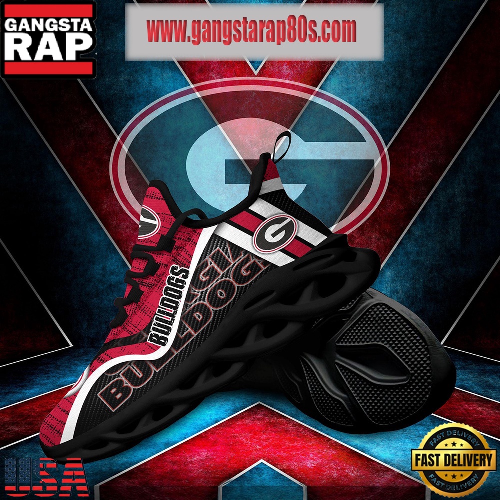 NCAA Georgia Bulldogs New Design Max Soul Shoes Running Sneakers NCAA Georgia Bulldogs New Design Max Soul Shoes Running Sneakers