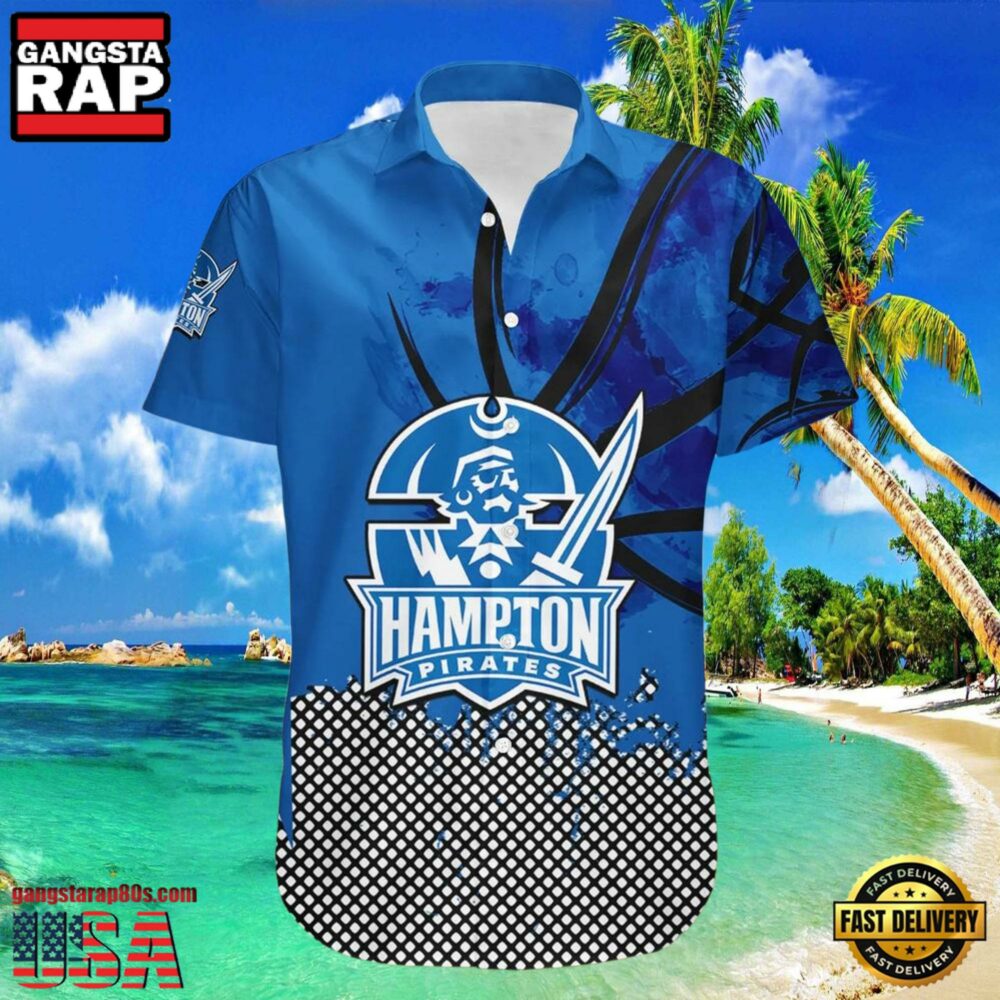 NCAA Hampton Pirates Hawaiian Shirt For Men Women NCAA Hampton Pirates Hawaiian Shirt For Men Women
