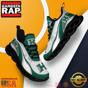 NCAA Hawaii Rainbow Warriors Football Clunky Unique Design Max Soul Shoes Running Sneakers
