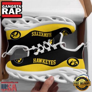NCAA Iowa Hawkeyes Unique Design Max Soul Shoes Running Sneakers