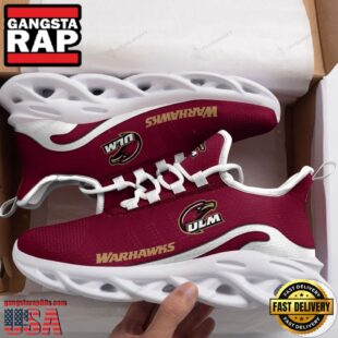 NCAA Louisiana-Monroe Warhawks Unique Design Max Soul Shoes Running Sneakers