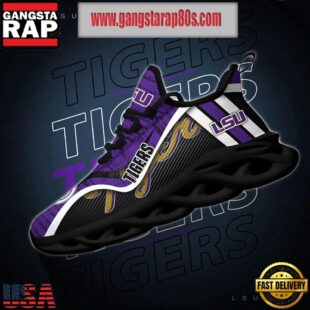 NCAA LSU TIGERS New Design Max Soul Shoes Running Sneakers