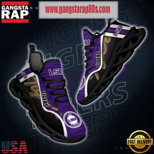 NCAA LSU TIGERS New Design Max Soul Shoes Running Sneakers
