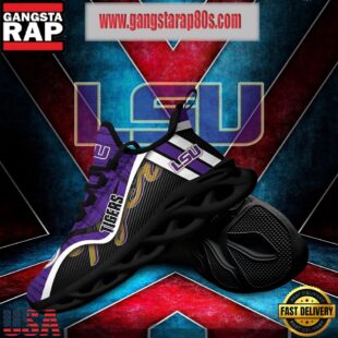 NCAA LSU TIGERS New Design Max Soul Shoes Running Sneakers