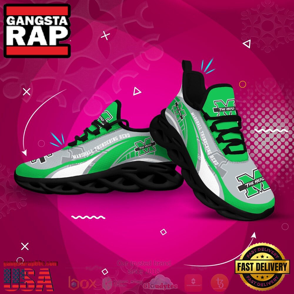 NCAA Marshall Thundering Herd Football Clunky Unique Design Max Soul Shoes Running Sneakers NCAA Marshall Thundering Herd Football Clunky Unique Design Max Soul Shoes Running Sneakers