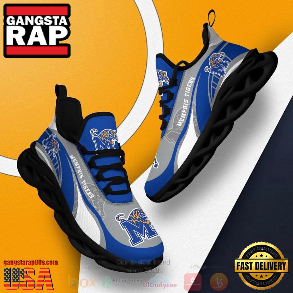 NCAA Memphis Tigers Football Clunky Unique Design Max Soul Shoes Running Sneakers NCAA Memphis Tigers Football Clunky Unique Design Max Soul Shoes Running Sneakers