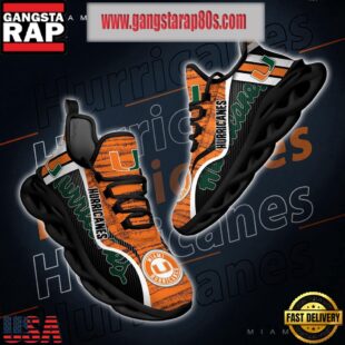 NCAA Miami Hurricanes New Design Max Soul Shoes Running Sneakers