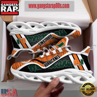 NCAA Miami Hurricanes New Design Max Soul Shoes Running Sneakers