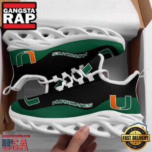 NCAA Miami Hurricanes Unique Design Max Soul Shoes Running Sneakers