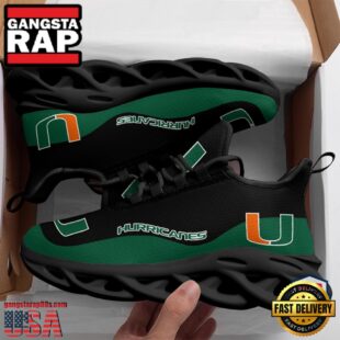 NCAA Miami Hurricanes Unique Design Max Soul Shoes Running Sneakers
