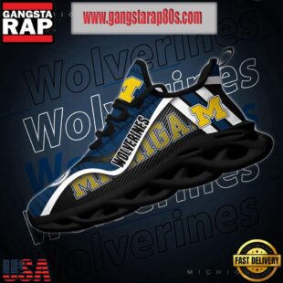NCAA Michigan Wolverines New Design Max Soul Shoes Running Sneakers