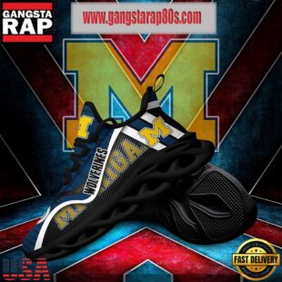 NCAA Michigan Wolverines New Design Max Soul Shoes Running Sneakers