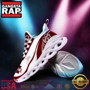 NCAA Mississippi State Bulldogs Football Clunky Unique Design Max Soul Shoes Running Sneakers