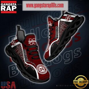 NCAA Mississippi State Bulldogs New Design Max Soul Shoes Running Sneakers