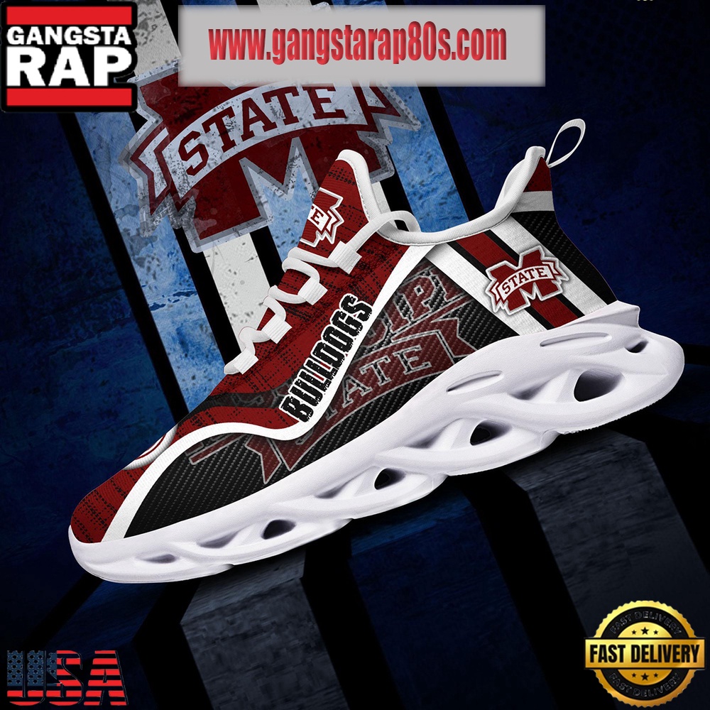 NCAA Mississippi State Bulldogs New Design Max Soul Shoes Running Sneakers NCAA Mississippi State Bulldogs New Design Max Soul Shoes Running Sneakers