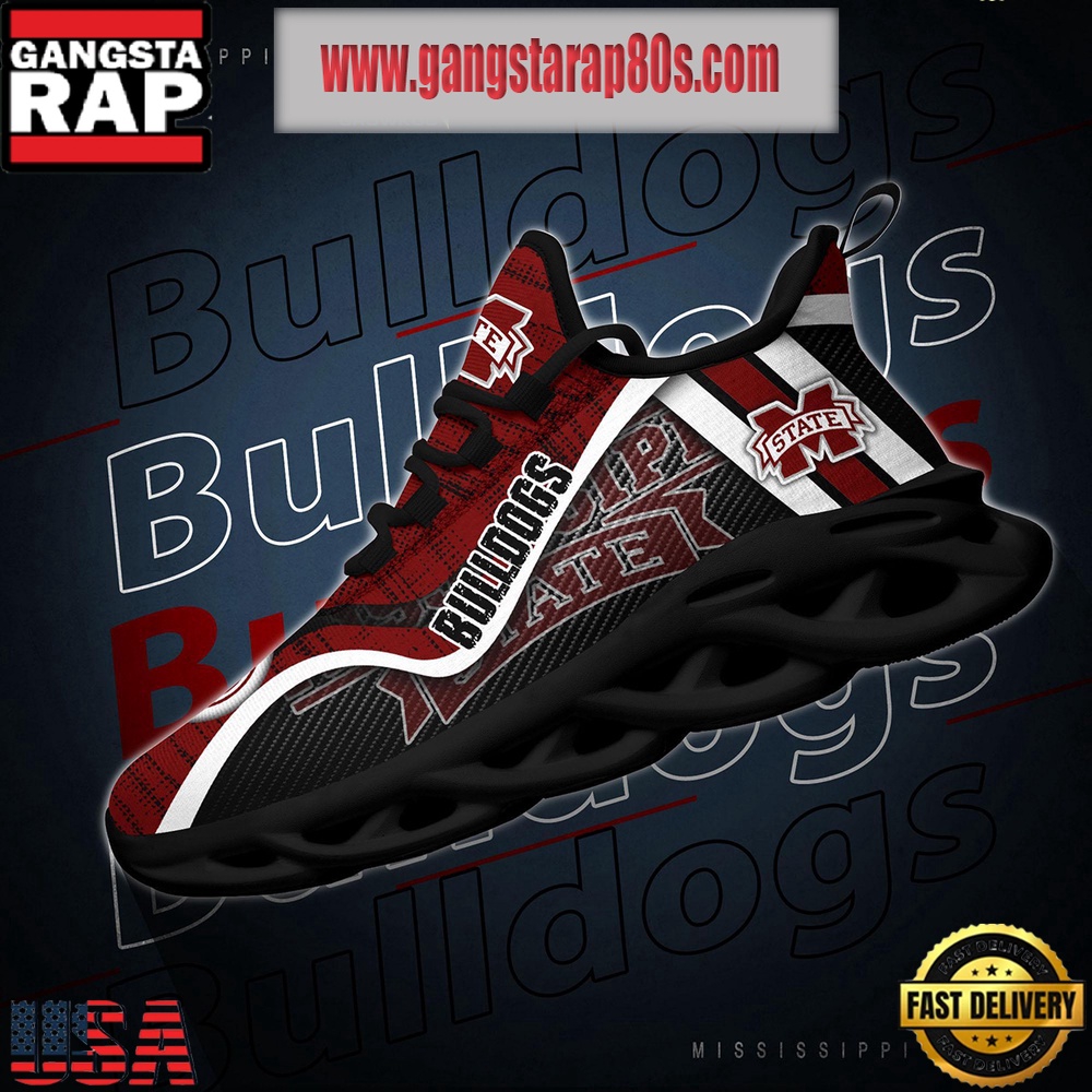 NCAA Mississippi State Bulldogs New Design Max Soul Shoes Running Sneakers NCAA Mississippi State Bulldogs New Design Max Soul Shoes Running Sneakers
