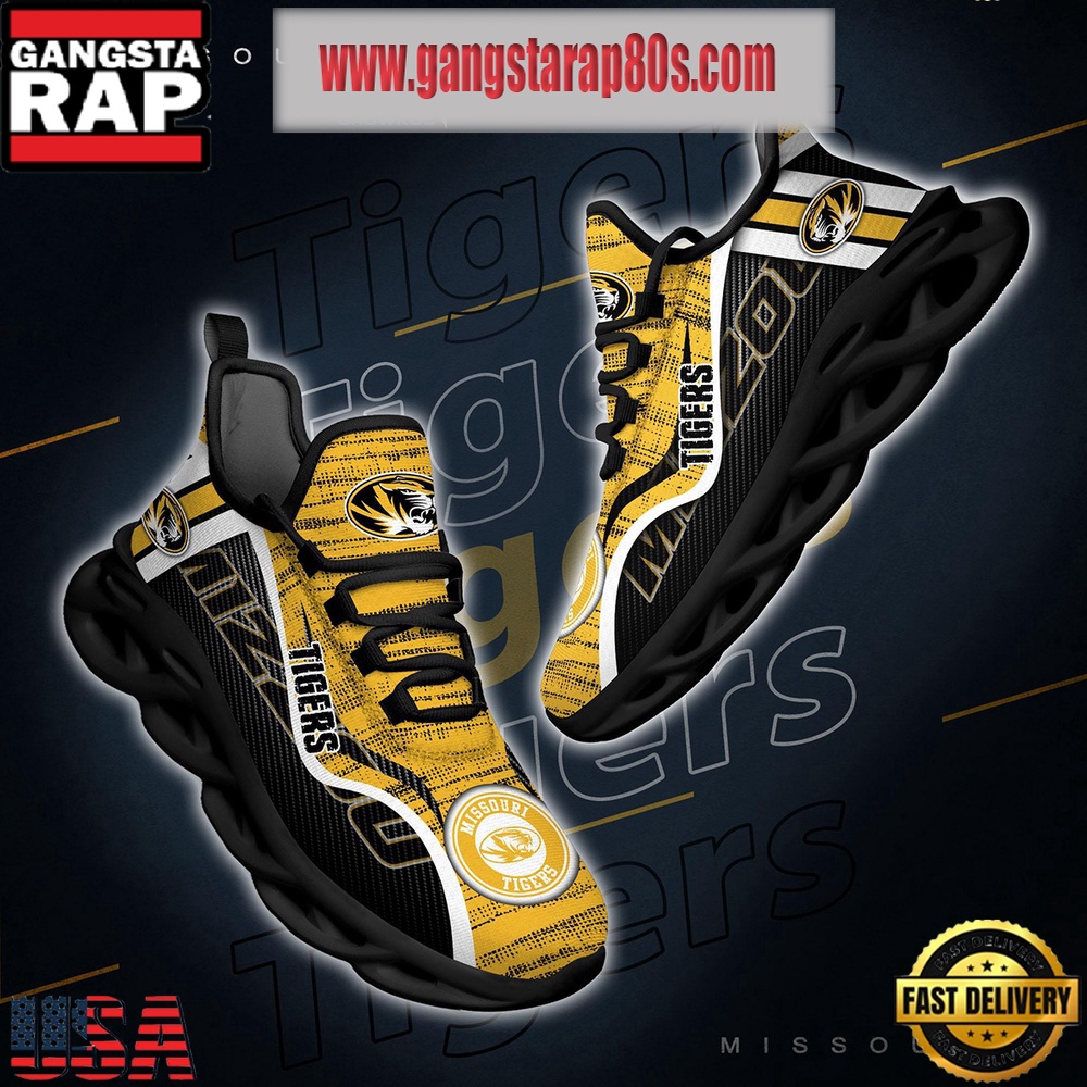 NCAA Missouri Tigers New Design Max Soul Shoes Running Sneakers NCAA Missouri Tigers New Design Max Soul Shoes Running Sneakers
