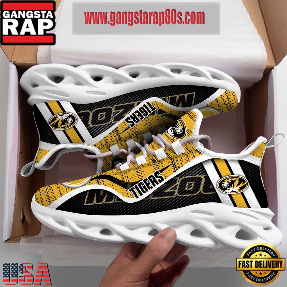 NCAA Missouri Tigers New Design Max Soul Shoes Running Sneakers NCAA Missouri Tigers New Design Max Soul Shoes Running Sneakers