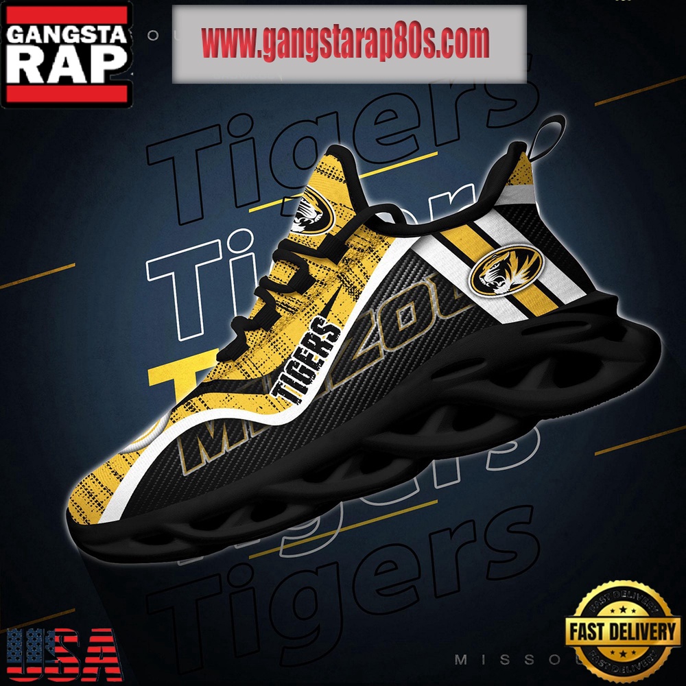 NCAA Missouri Tigers New Design Max Soul Shoes Running Sneakers NCAA Missouri Tigers New Design Max Soul Shoes Running Sneakers