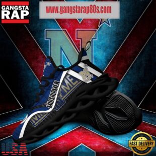 NCAA Navy Midshipmen New Design Max Soul Shoes Running Sneakers