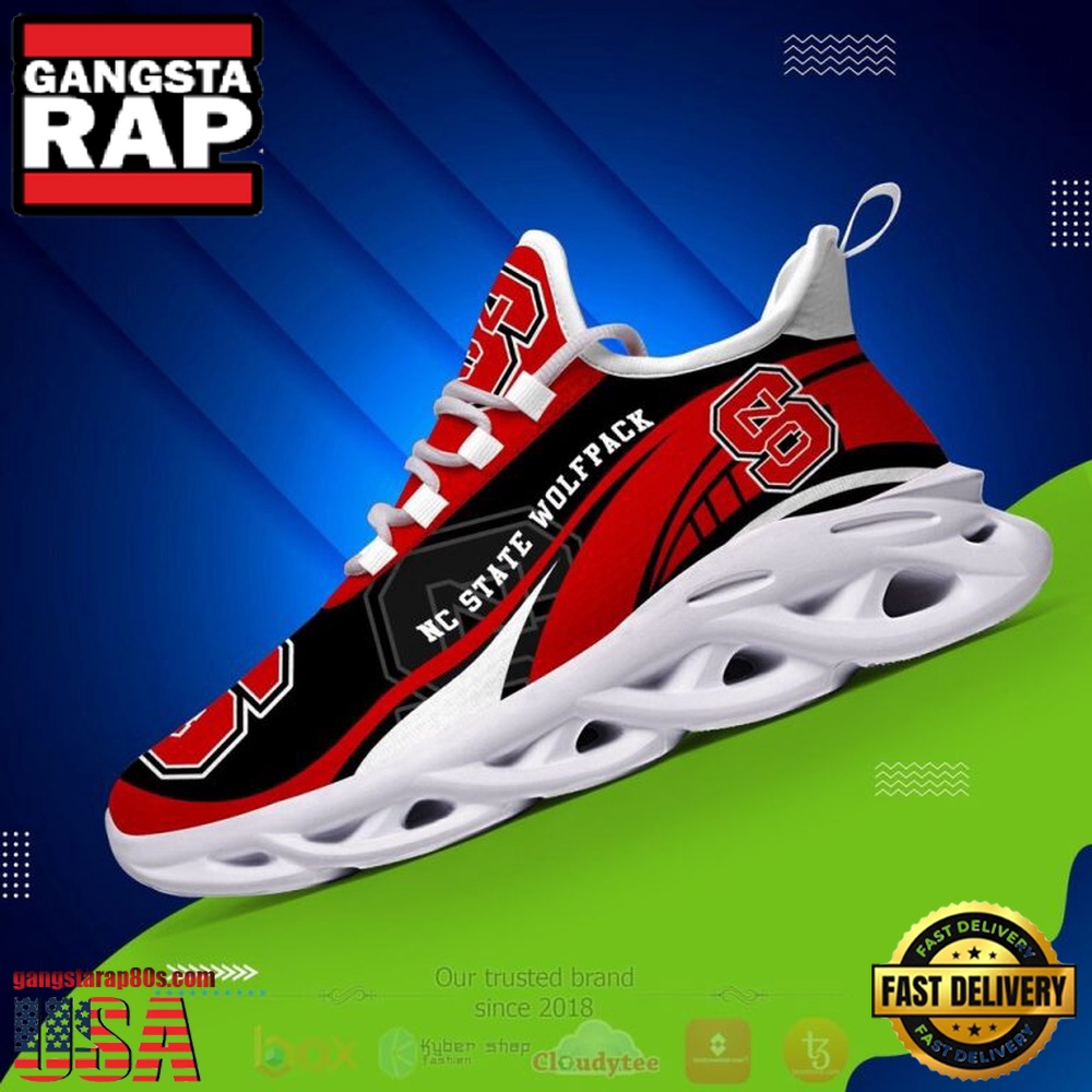 NCAA Nc State Wolfpack Football Clunky Unique Design Max Soul Shoes Running Sneakers NCAA Nc State Wolfpack Football Clunky Unique Design Max Soul Shoes Running Sneakers