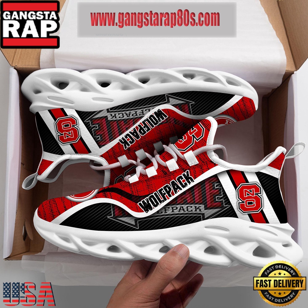 NCAA NC State Wolfpack New Design Max Soul Shoes Running Sneakers NCAA NC State Wolfpack New Design Max Soul Shoes Running Sneakers