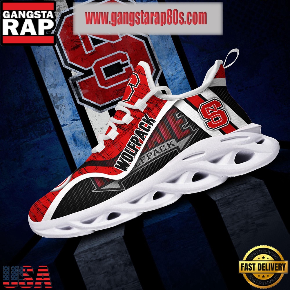 NCAA NC State Wolfpack New Design Max Soul Shoes Running Sneakers NCAA NC State Wolfpack New Design Max Soul Shoes Running Sneakers