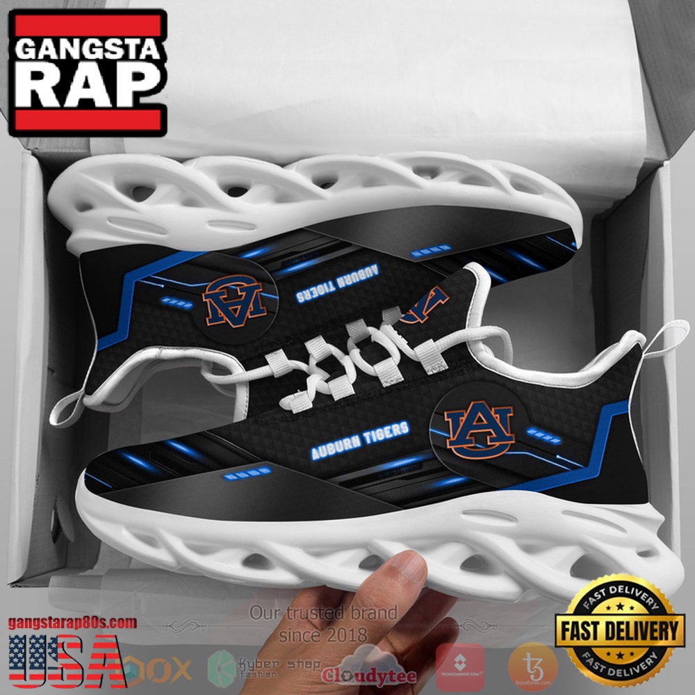 NCAA Ncaa Auburn Tigers Custom Name Clunky Unique Design Max Soul Shoes Running Sneakers NCAA Ncaa Auburn Tigers Custom Name Clunky Unique Design Max Soul Shoes Running Sneakers