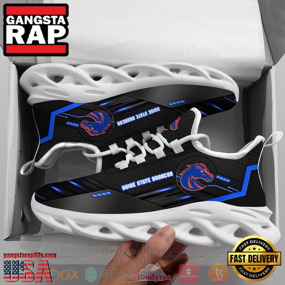 NCAA Ncaa Boise State Broncos Custom Name Clunky Unique Design Max Soul Shoes Running Sneakers NCAA Ncaa Boise State Broncos Custom Name Clunky Unique Design Max Soul Shoes Running Sneakers
