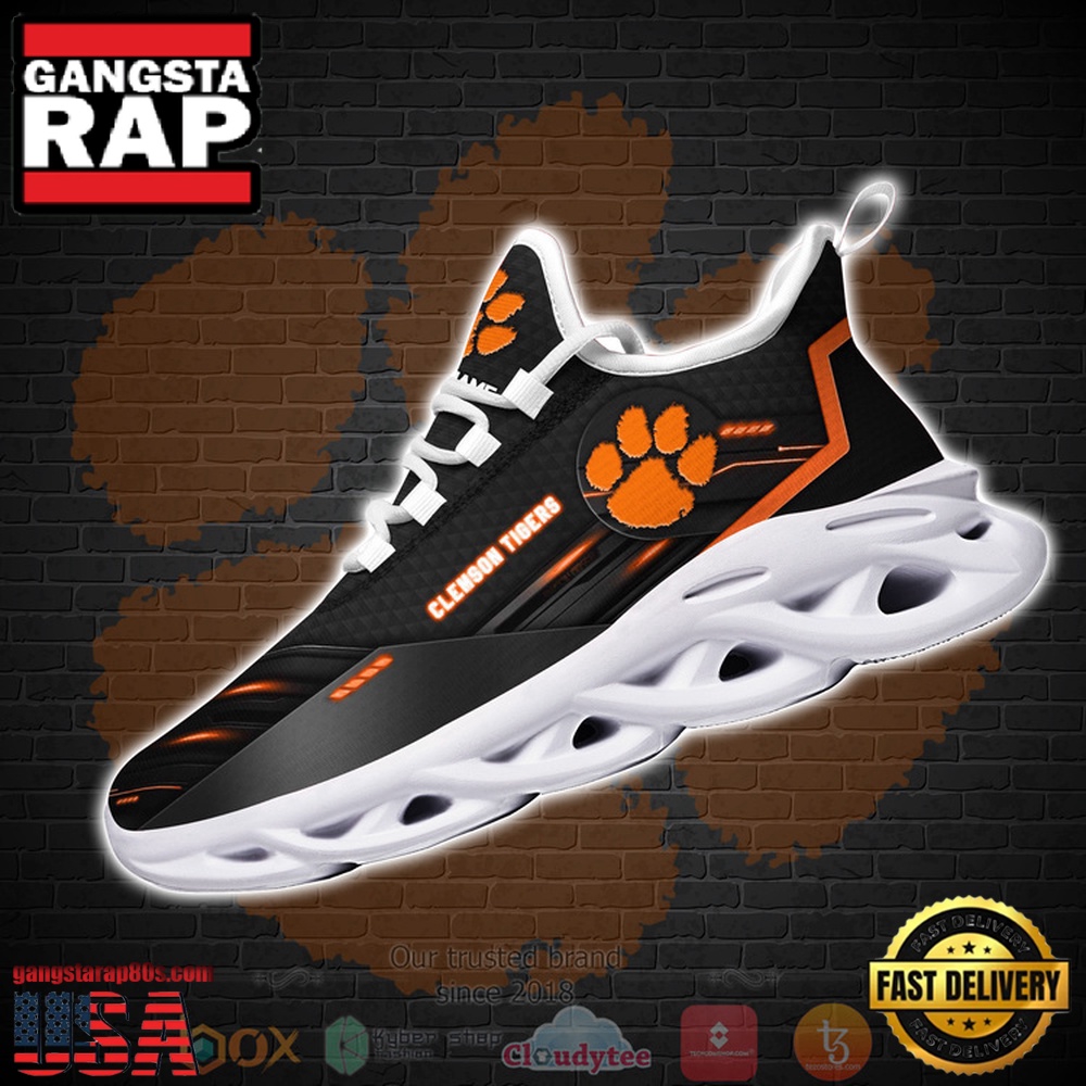 NCAA Ncaa Clemson Tigers Custom Name Clunky Unique Design Max Soul Shoes Running Sneakers NCAA Ncaa Clemson Tigers Custom Name Clunky Unique Design Max Soul Shoes Running Sneakers