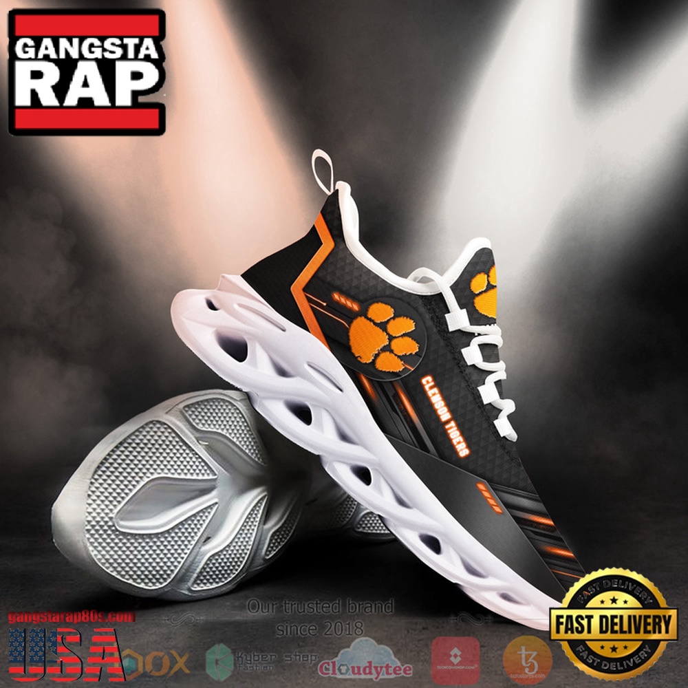 NCAA Ncaa Clemson Tigers Custom Name Clunky Unique Design Max Soul Shoes Running Sneakers NCAA Ncaa Clemson Tigers Custom Name Clunky Unique Design Max Soul Shoes Running Sneakers