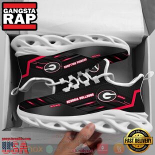 NCAA Ncaa Georgia Bulldogs Custom Name Clunky Unique Design Max Soul Shoes Running Sneakers