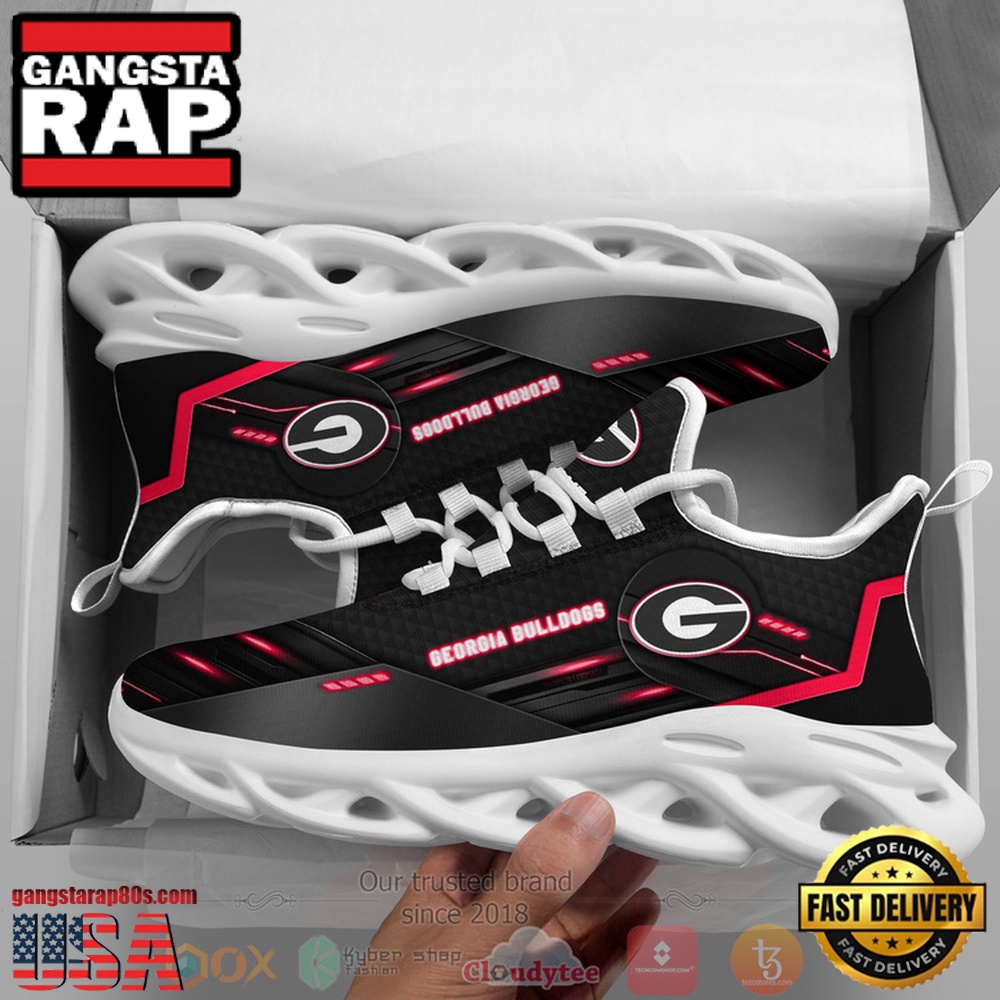 NCAA Ncaa Georgia Bulldogs Custom Name Clunky Unique Design Max Soul Shoes Running Sneakers NCAA Ncaa Georgia Bulldogs Custom Name Clunky Unique Design Max Soul Shoes Running Sneakers