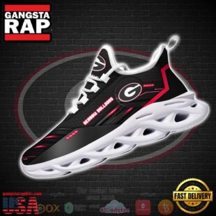 NCAA Ncaa Georgia Bulldogs Custom Name Clunky Unique Design Max Soul Shoes Running Sneakers