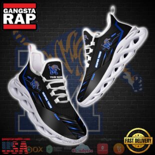 NCAA Ncaa Memphis Tigers Custom Name Clunky Unique Design Max Soul Shoes Running Sneakers