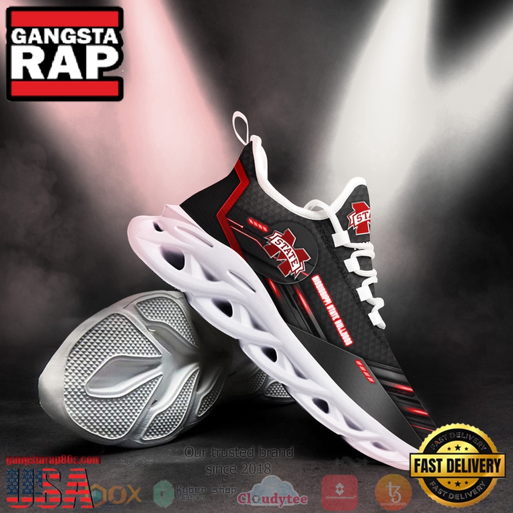 NCAA Ncaa Mississippi State Bulldogs Custom Name Clunky Unique Design Max Soul Shoes Running Sneakers NCAA Ncaa Mississippi State Bulldogs Custom Name Clunky Unique Design Max Soul Shoes Running Sneakers