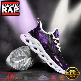 NCAA Northwestern Wildcats Ncaa Custom Name Clunky Unique Design Max Soul Shoes Running Sneakers