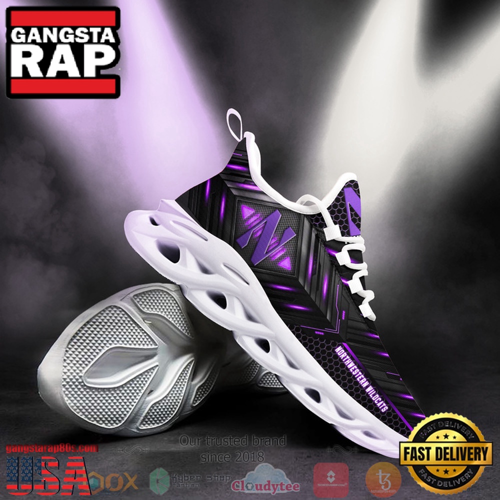 NCAA Northwestern Wildcats Ncaa Custom Name Clunky Unique Design Max Soul Shoes Running Sneakers NCAA Northwestern Wildcats Ncaa Custom Name Clunky Unique Design Max Soul Shoes Running Sneakers