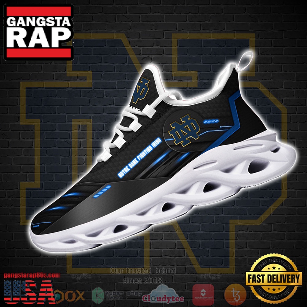 NCAA Notre Dame Fighting Irish Custom Name Clunky Unique Design Max Soul Shoes Running Sneakers NCAA Notre Dame Fighting Irish Custom Name Clunky Unique Design Max Soul Shoes Running Sneakers