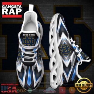 NCAA Notre Dame Fighting Irish Football Team Custom Name Clunky Unique Design Max Soul Shoes Running Sneakers